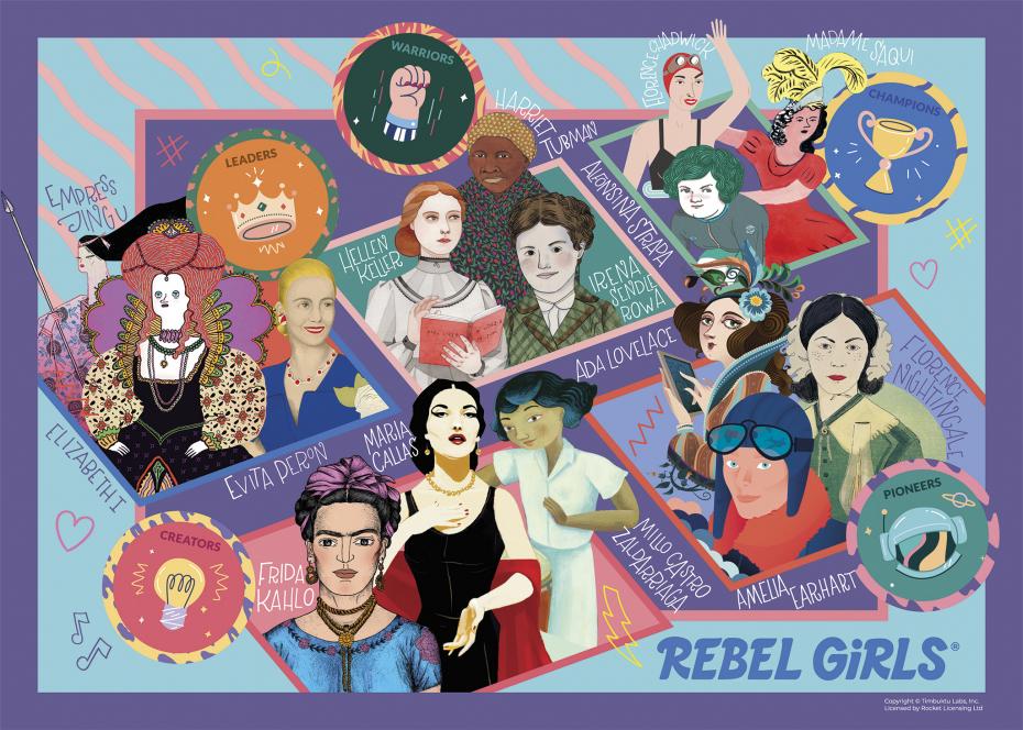 Jigsaw Puzzle for Rebel Girls 100pc Image